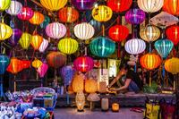 Brightly coloured lanterns in the streets of Vietnam. Photo credit: Richard I'Anson